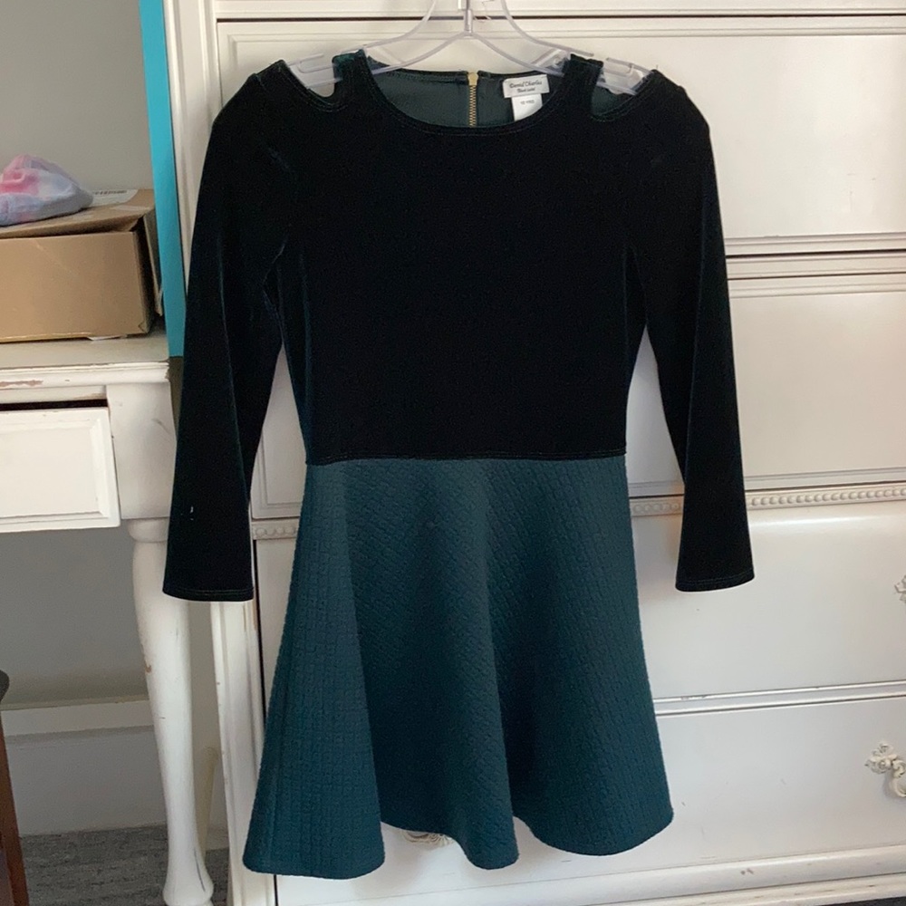 David Charles Girls Size 10 Green Dress